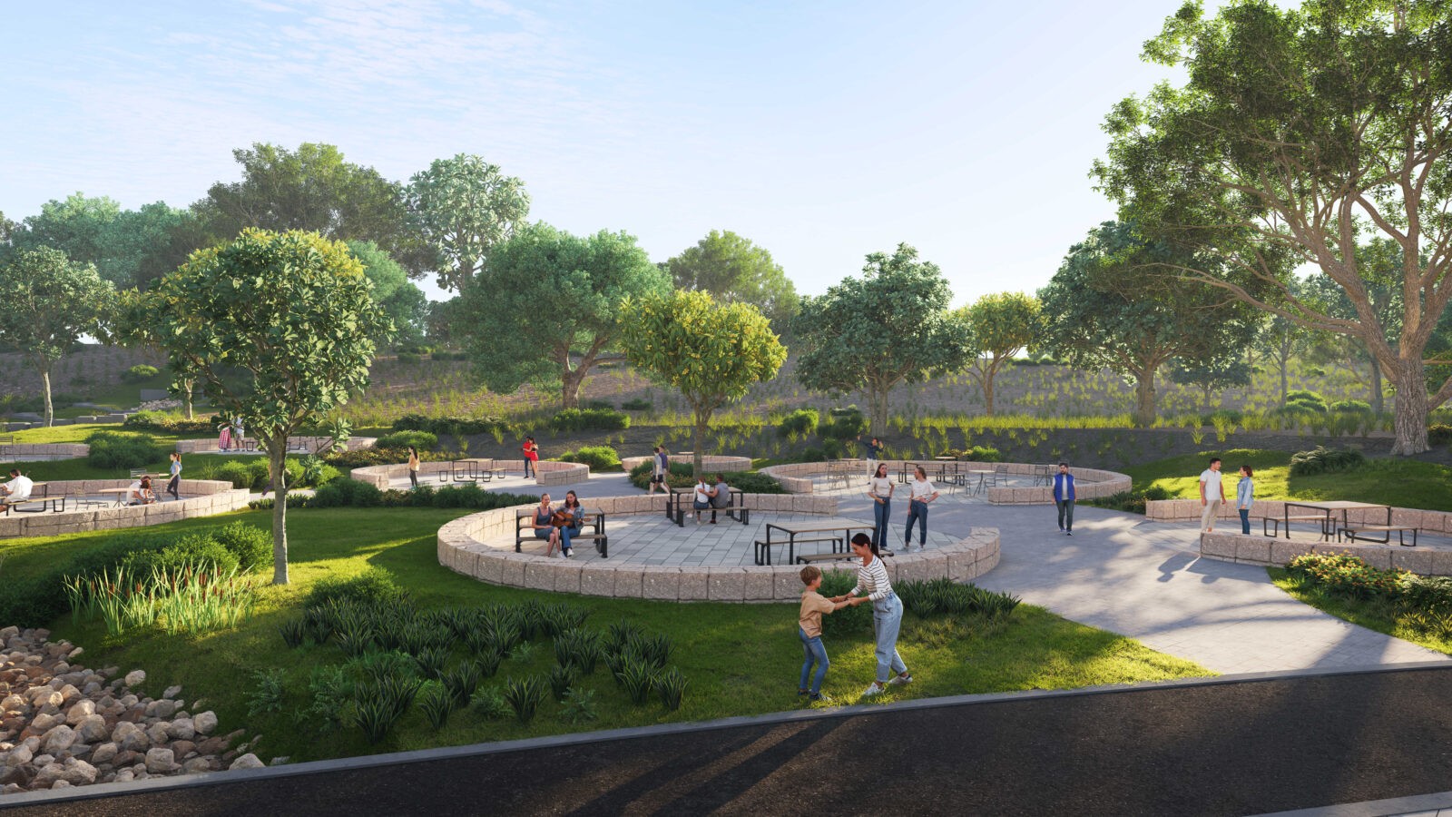 Парк "Ир-яин" - центральный парк Ашкелона