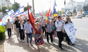 Друзья Израиля прошли маршем по Ашкелону