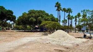 реконструкция парка Бар-Кохбы в самом разгаре